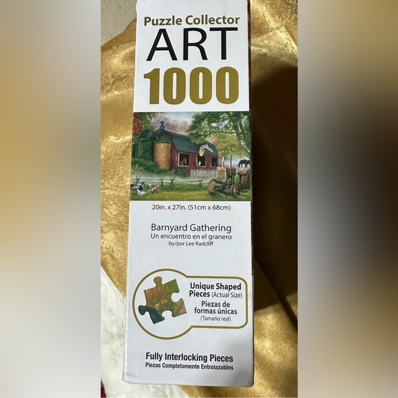 Puzzle Collector ART By/por Lee Radcliff 1000 Pieces Jigsaw Puzzle Sealed - Picture 6 of 6